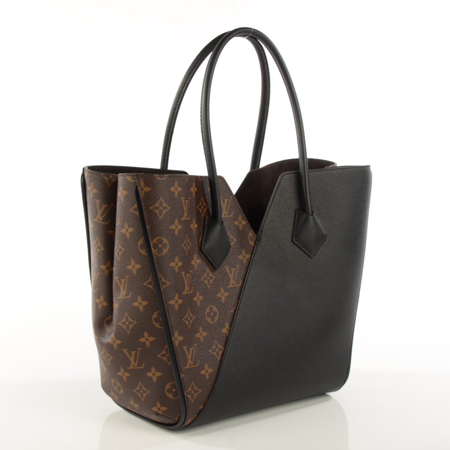Calfskin Monogram Kimono Tote Black