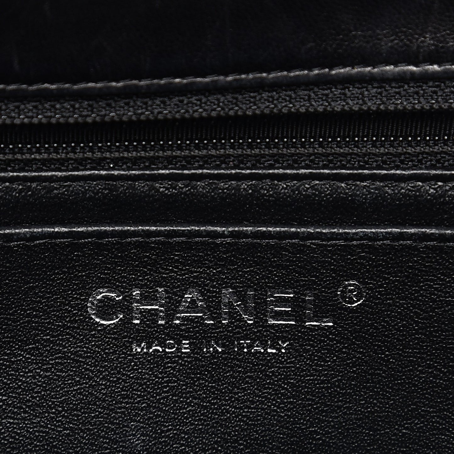 Patent Quilted Maxi Single Flap Black