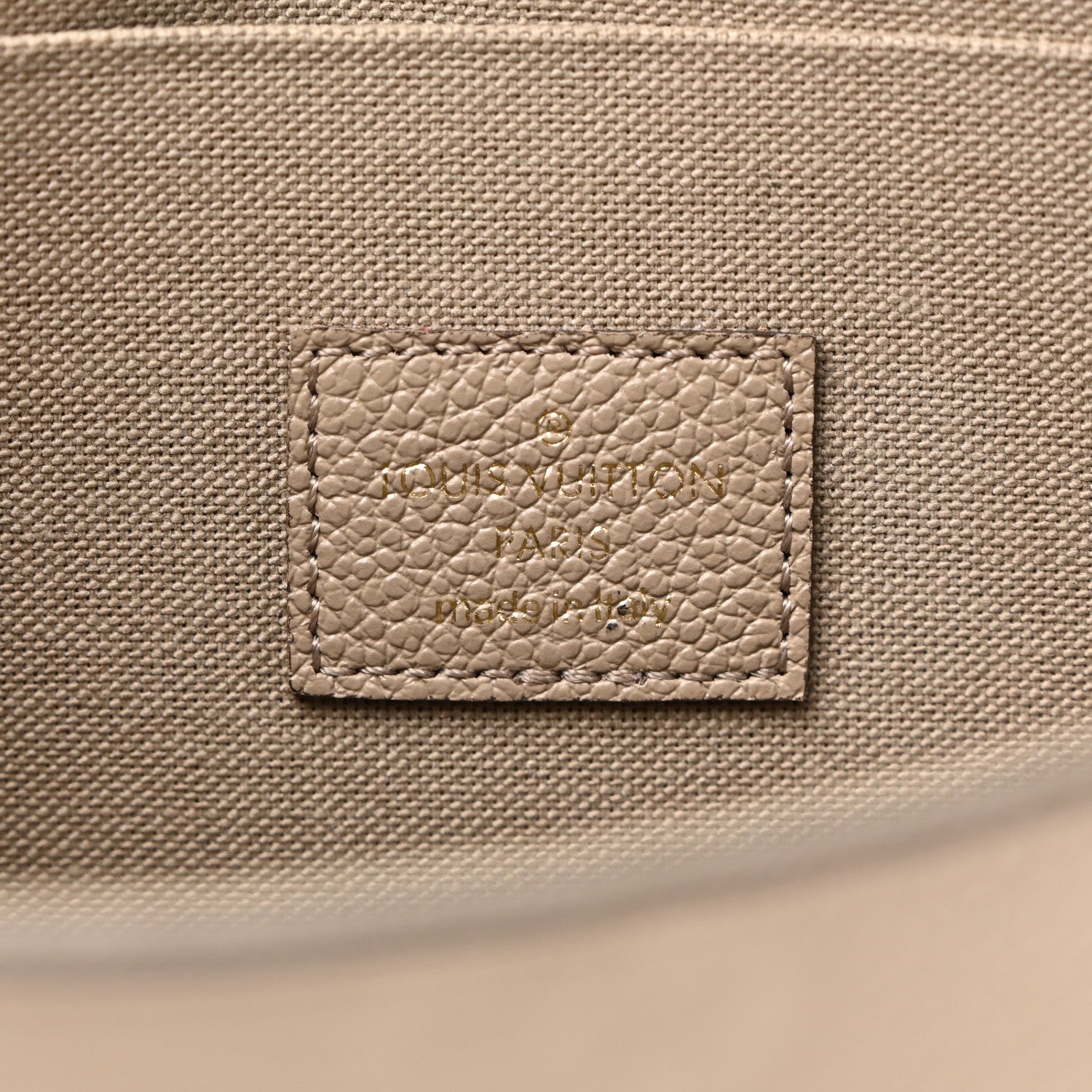 Louis Vuitton Empreinte Pochette Felicie Chain Wallet Tourterelle 6 of 11