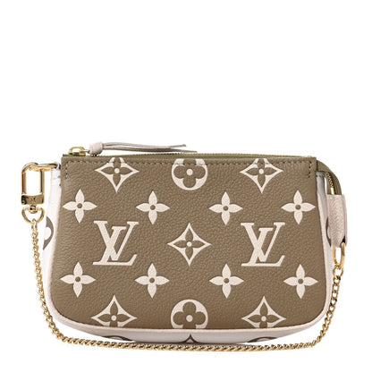 Louis Vuitton Empreinte Spring in the City Mini Pochette Accessories Kaki Beige Cream 1 of 8
