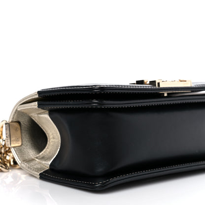 Chanel Metallic Goatskin Calfskin Small Boy Flap Gold Black 8 of 10