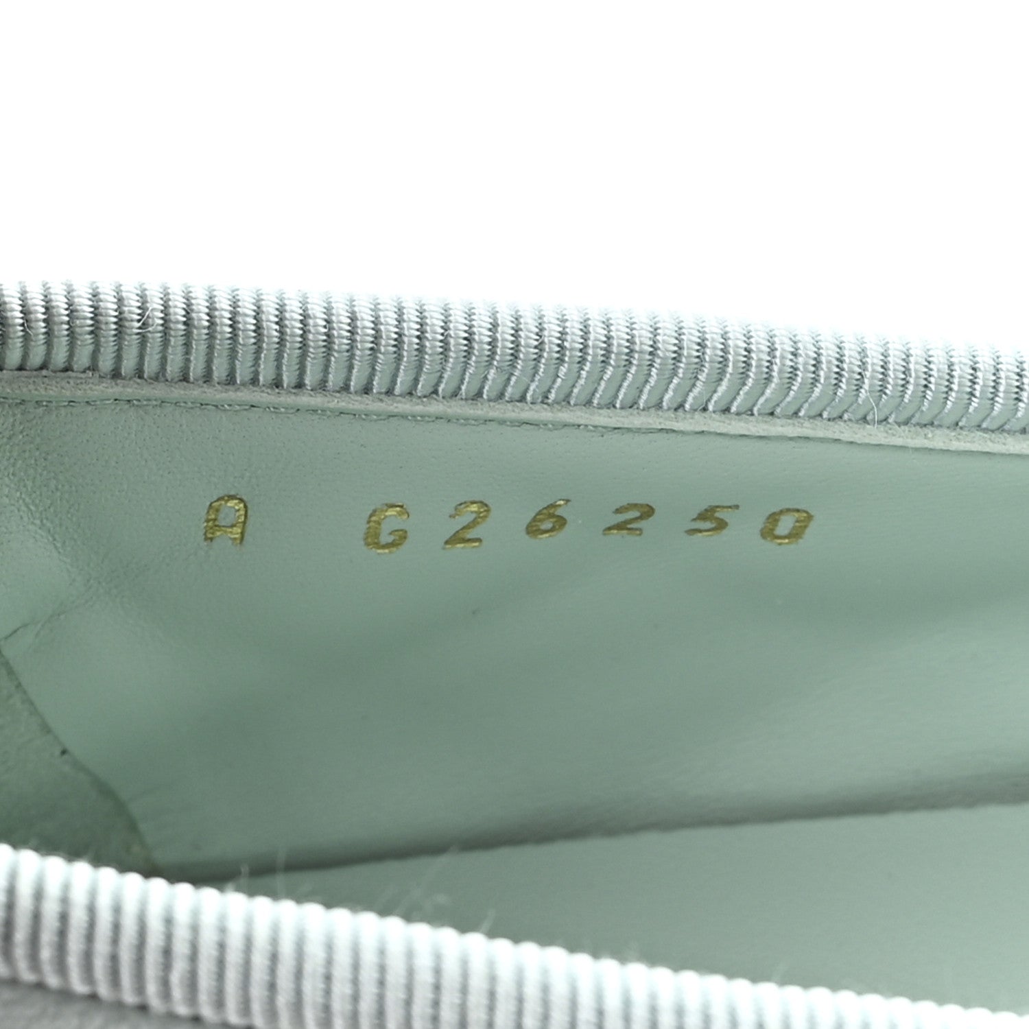 Chanel Lambskin Quilted CC Cap Toe Ballerina Flats 38.5 Light Blue 9 of 10