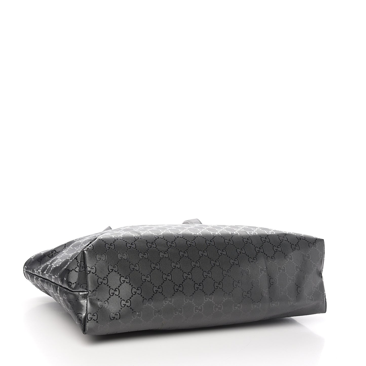 Imprime Monogram Medium Zippered Shopping Tote Pewter