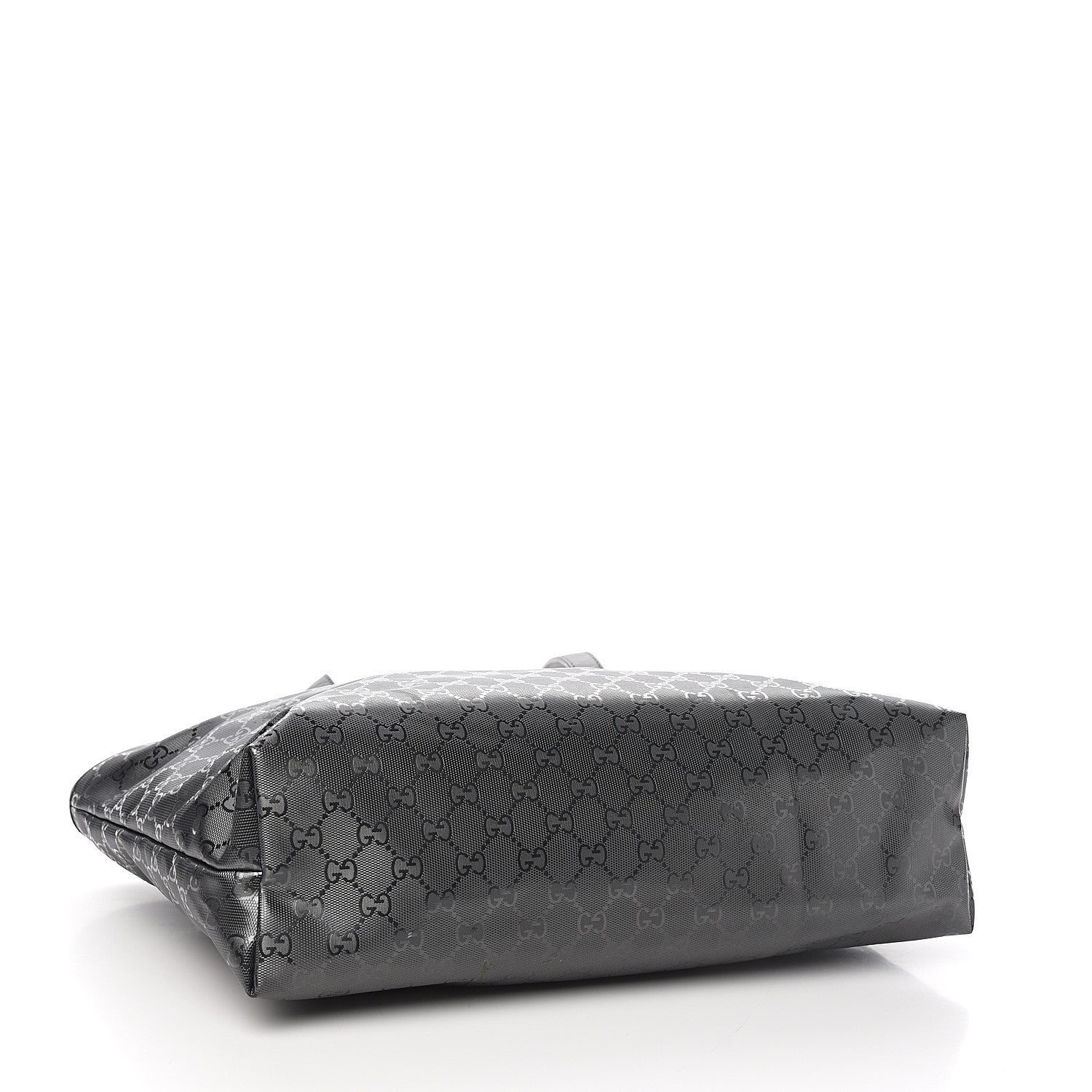 Gucci Imprime Monogram Medium Zippered Shopping Tote Pewter 3 of 11