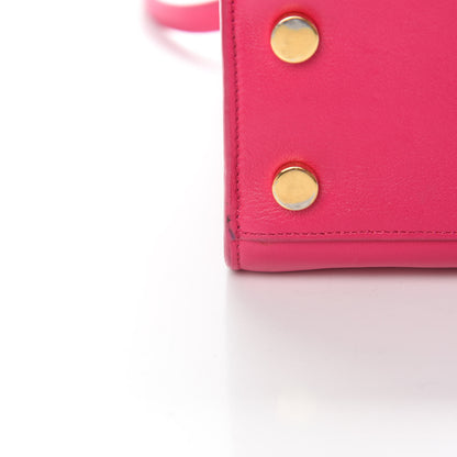 Saint Laurent Calfskin Nano Sac De Jour Bubblegum 14 of 21