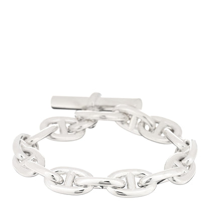 Hermes Sterling Silver MM Chaine d'Ancre Bracelet 1 of 3