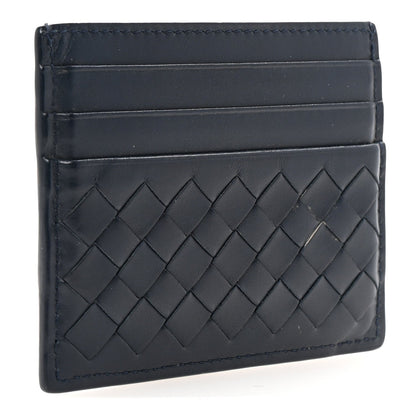 Bottega Veneta Nappa Intrecciato VN Card Case Denim 3 of 8
