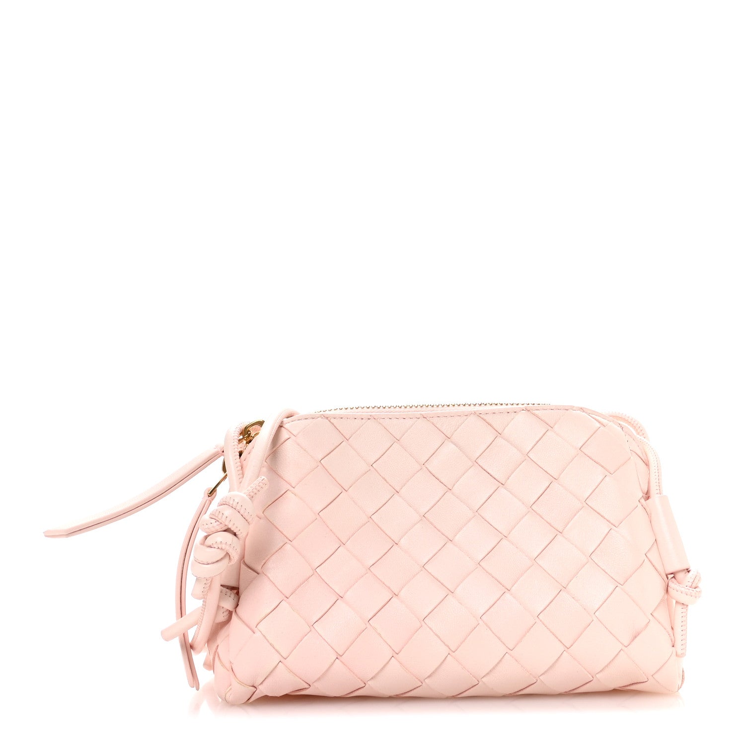 Bottega Veneta Nappa Intrecciato Concert Pouch Seashell 1 of 10