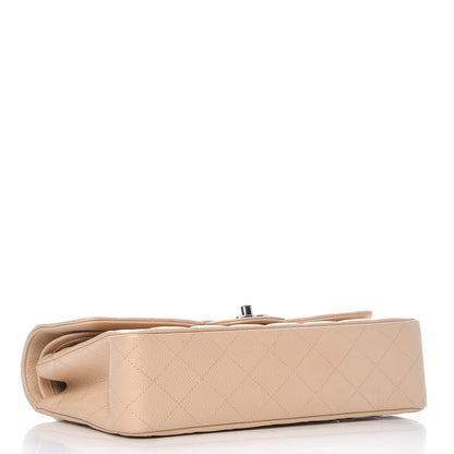 Chanel Caviar Quilted Medium Double Flap Beige Clair 5 of 9