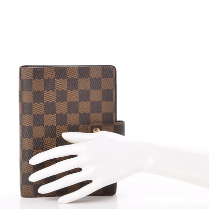 Louis Vuitton Damier Ebene Medium Ring Agenda Cover 2 of 7