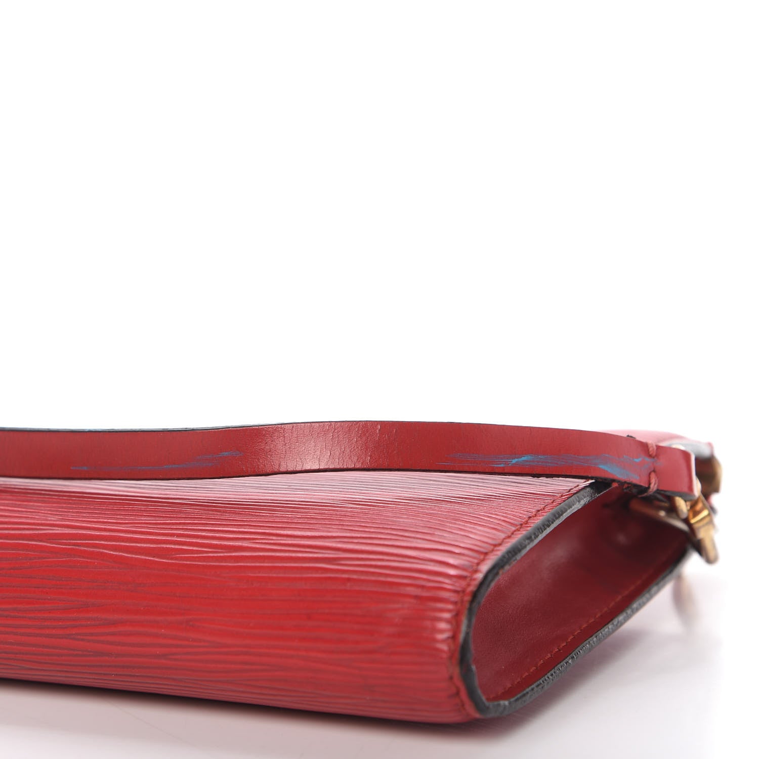 Louis Vuitton Epi Pochette Accessories 24 Castillan Red 9 of 15