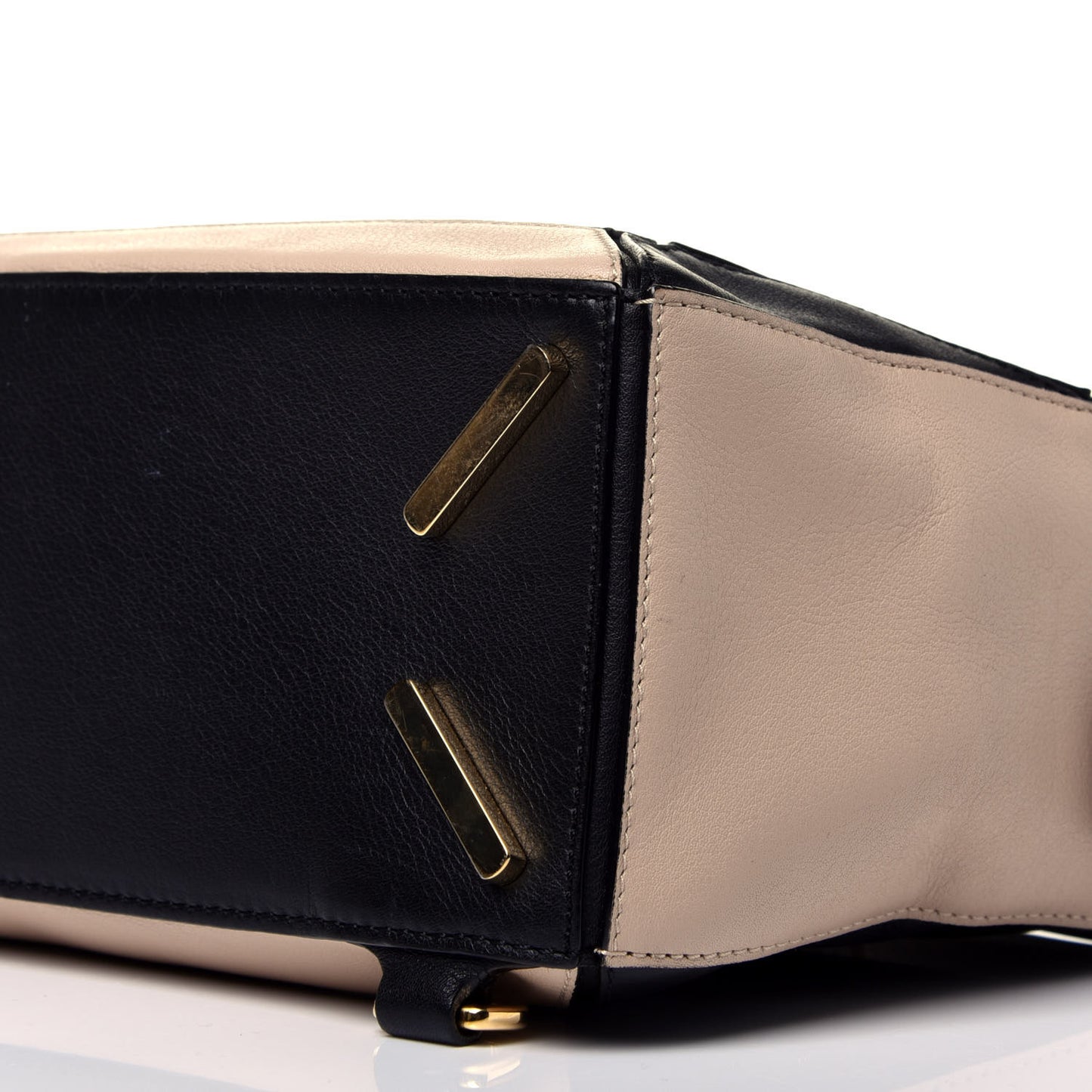 Grained Calfskin Small Puzzle Bag Sand Hazelnut Ash