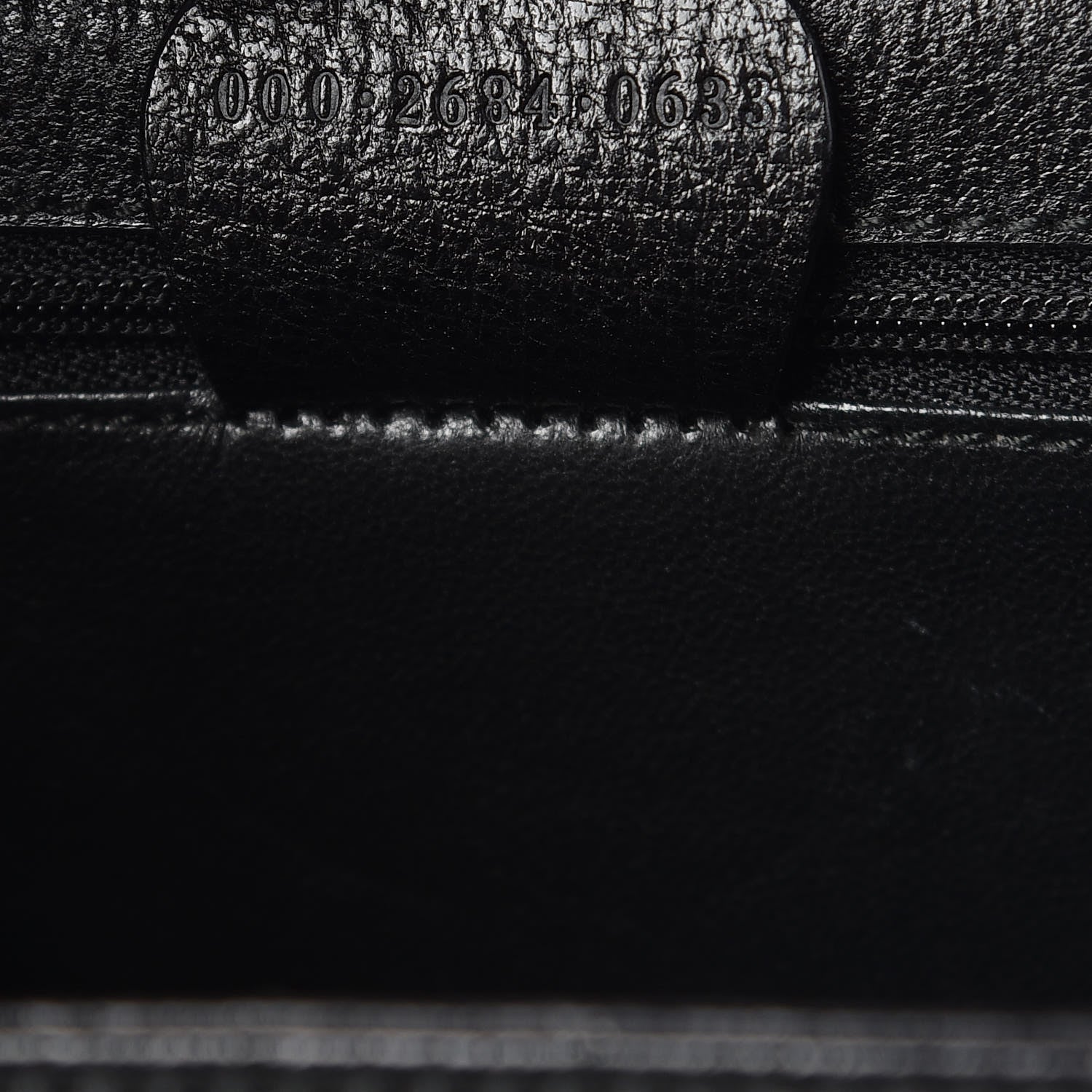 Gucci Calfskin Bamboo Top Handle Bag Black 7 of 13