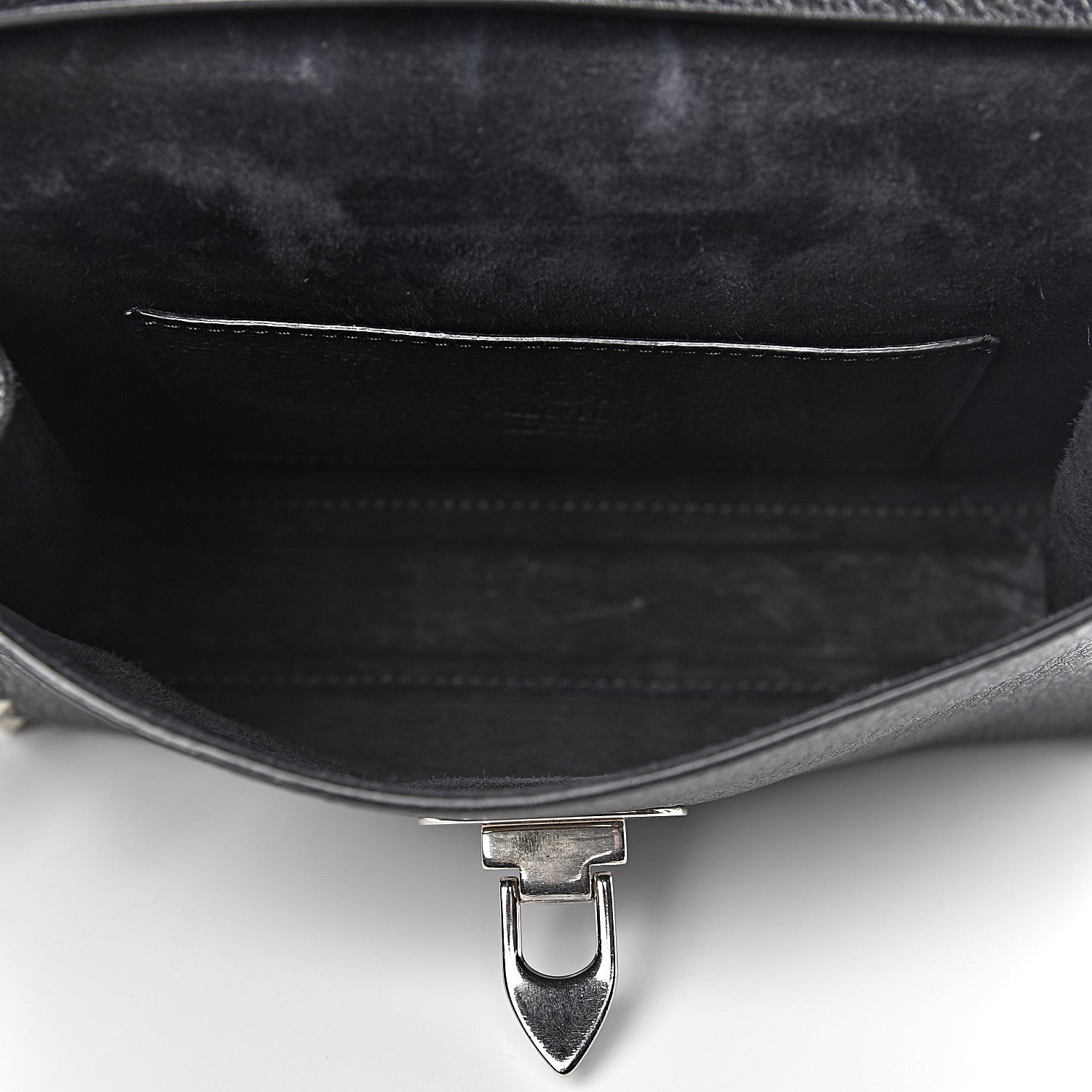Valentino Garavani Pebbled Calfskin Medium Rockstud Flip Lock Crossbody Bag Black 5 of 14