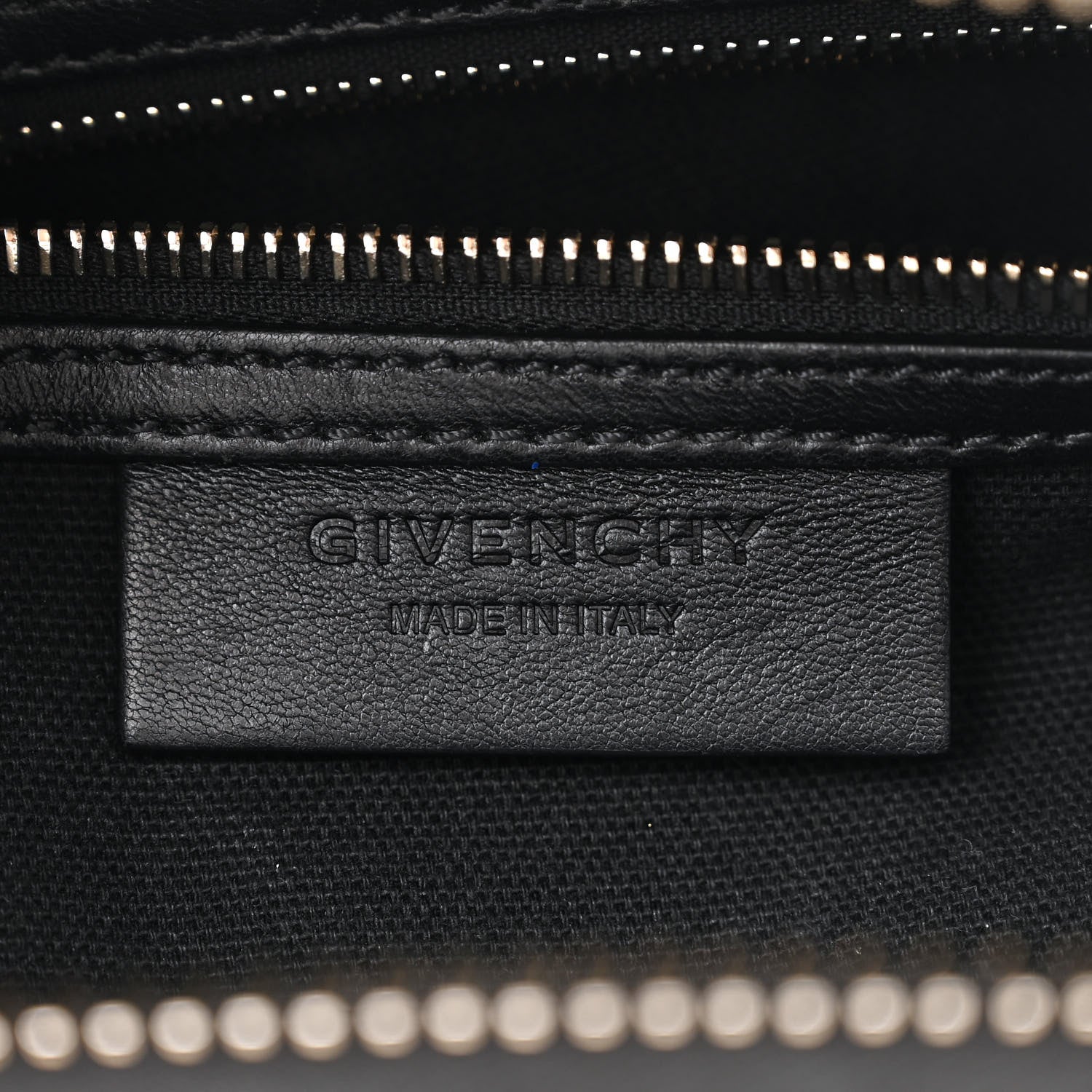 Givenchy Calfskin Crocodile Embossed Small Antigona Black 6 of 11