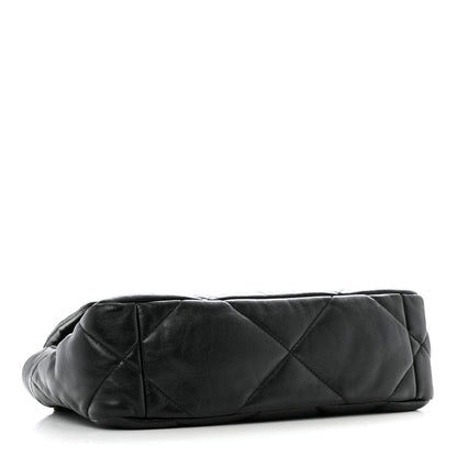 Chanel Lambskin Quilted Medium Chanel 19 Flap Black 4 of 12
