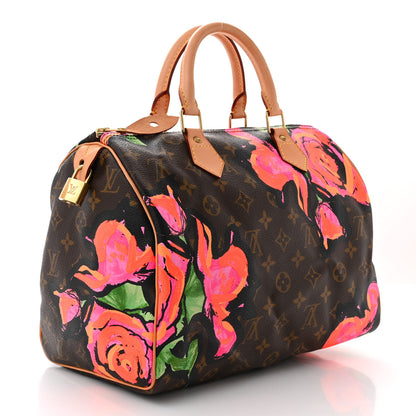 Louis Vuitton Monogram Roses Speedy 30 3 of 11