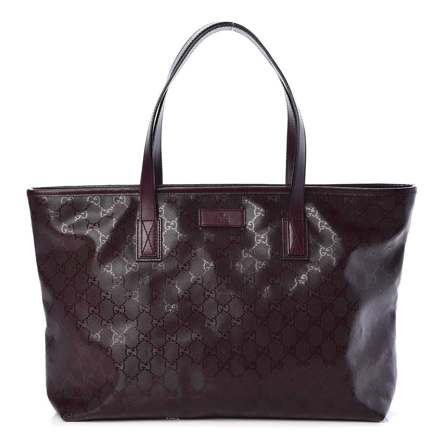 Gucci Imprime Monogram Medium Zippered Tote Bordeaux 1 of 11