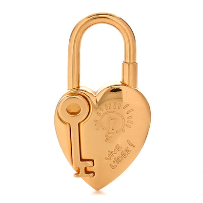 Hermes Annee De La Fantaisie Heart Cadena Lock Gold 1 of 4