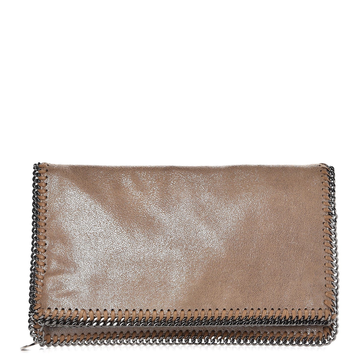Shaggy Deer Falabella Clutch Taupe
