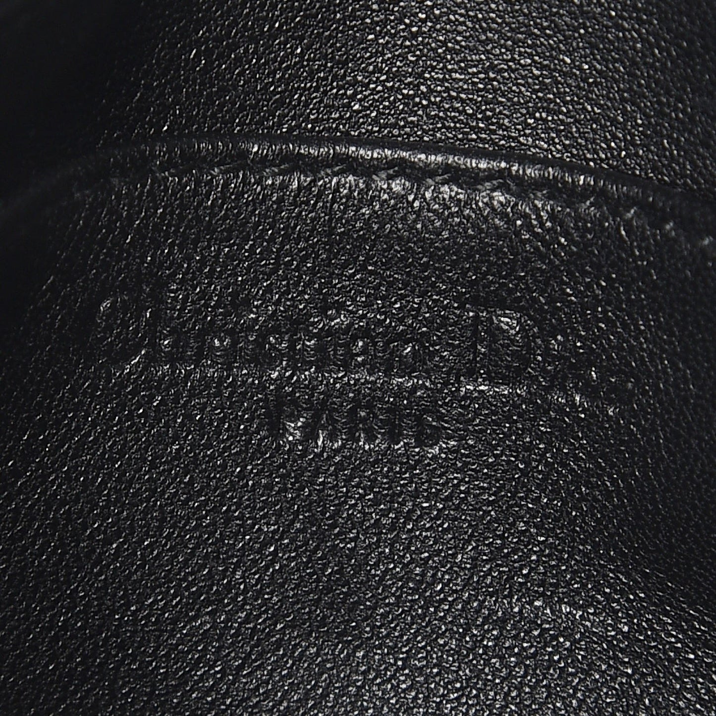 Lambskin Cannage Lady Dior Pochette Black