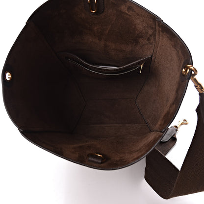 Celine Soft Grained Calfskin Sangle Bucket Bag Ecorce 4 of 7