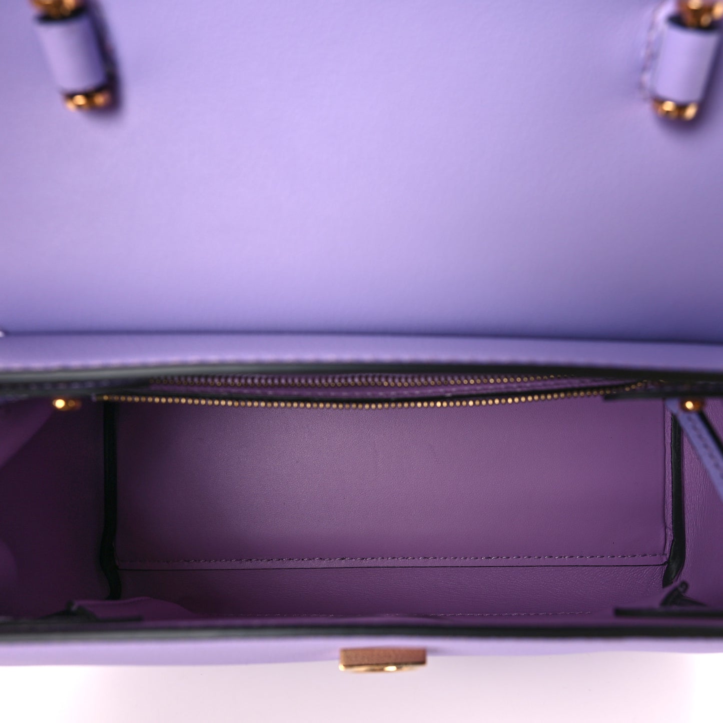 Grained Calfskin Medium La Medusa Bag Lilac