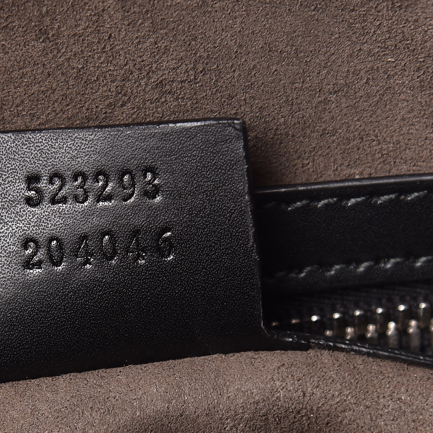 GG Supreme Monogram Mens Wristlet Black