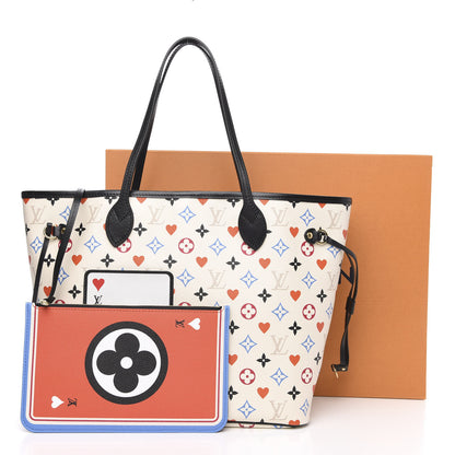 Louis Vuitton Game On Neverfull MM White 10 of 10