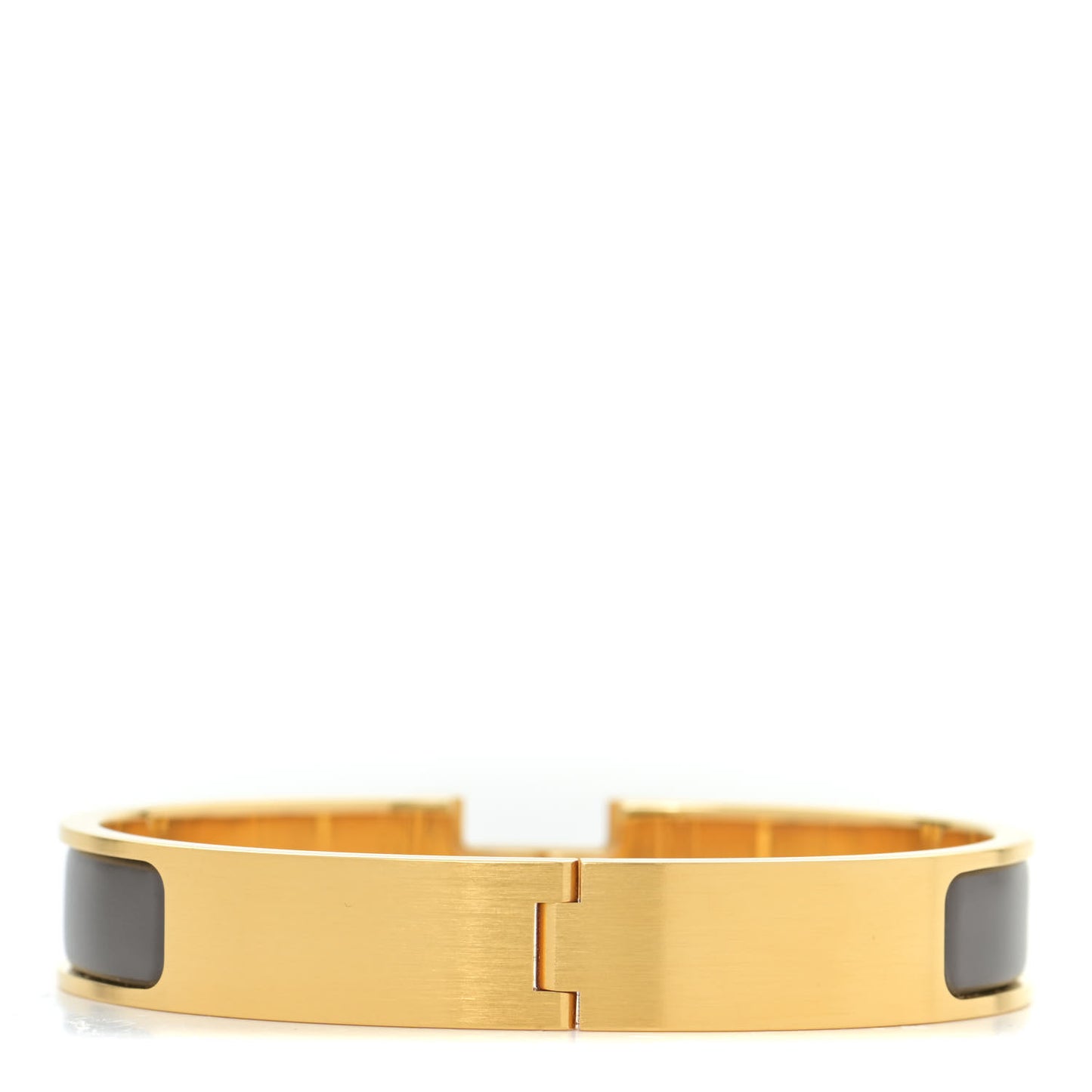 Matte Enamel Narrow Clic Clac HH Bracelet GM Etain