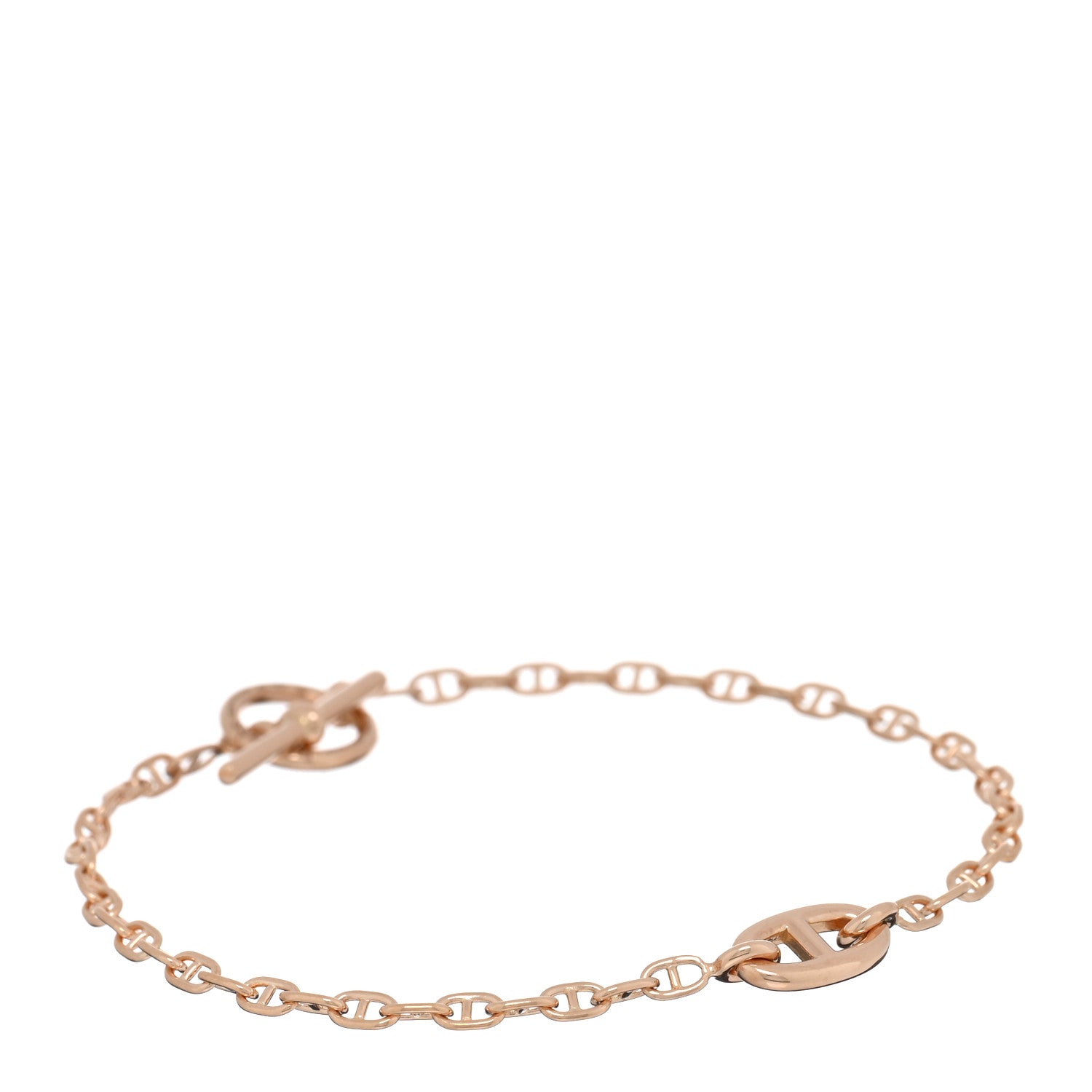 Hermes 18K Rose Gold TPM Farandole Bracelet XS 1 of 3