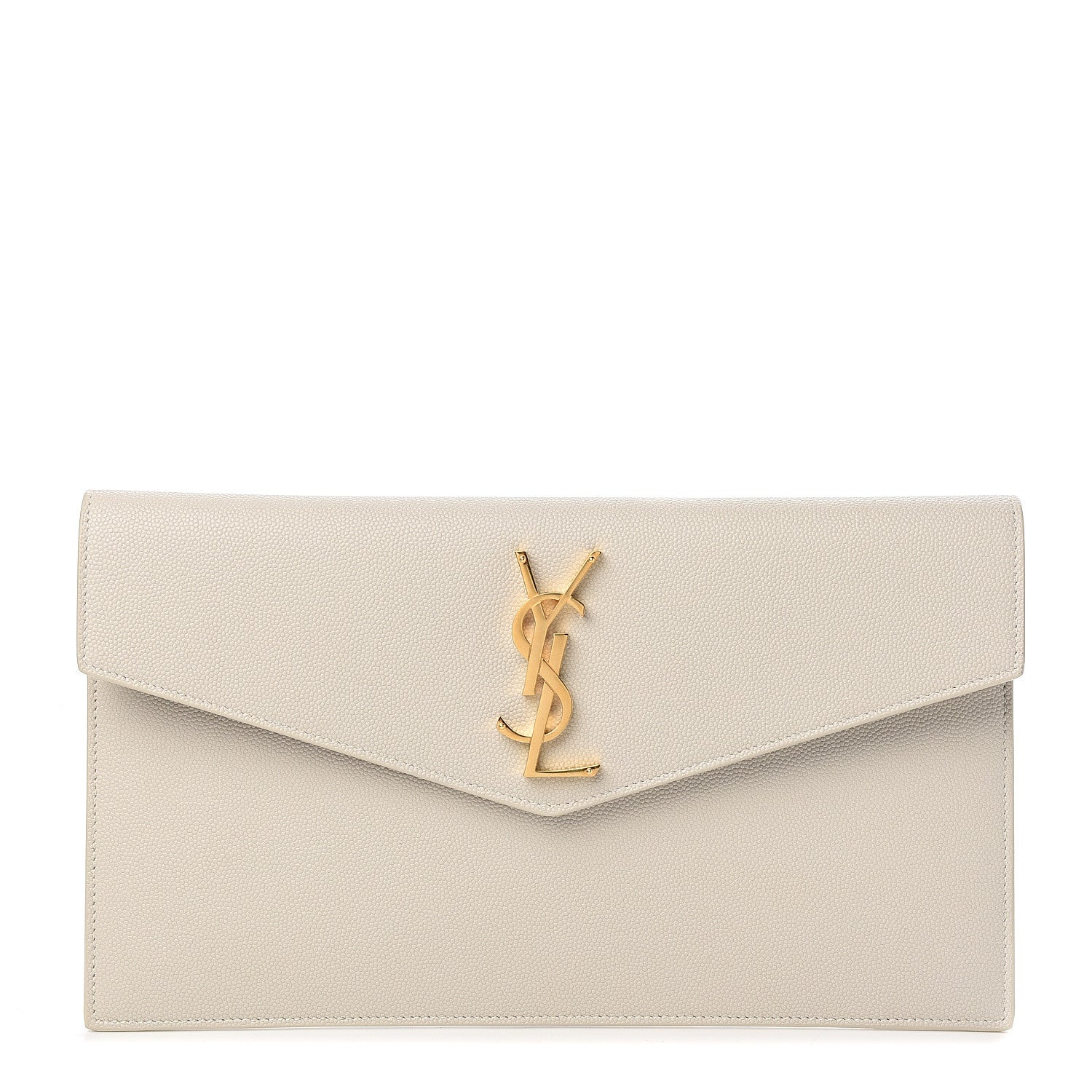 Saint Laurent Grain De Poudre Uptown Pouch Crema Soft 1 of 6