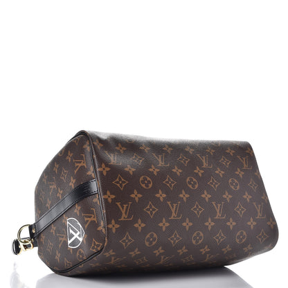Louis Vuitton Monogram My World Tour Speedy Bandouliere 30 Black 5 of 8