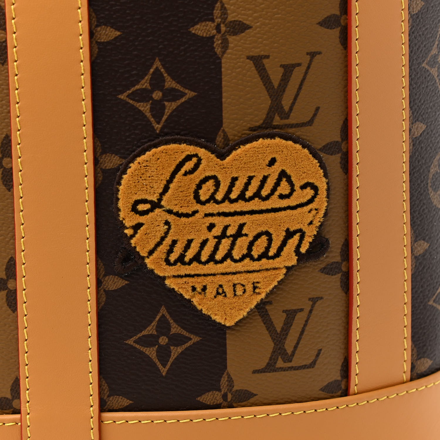 Louis Vuitton X NIGO Reverse Monogram Stripes Randonee Messenger 7 of 9