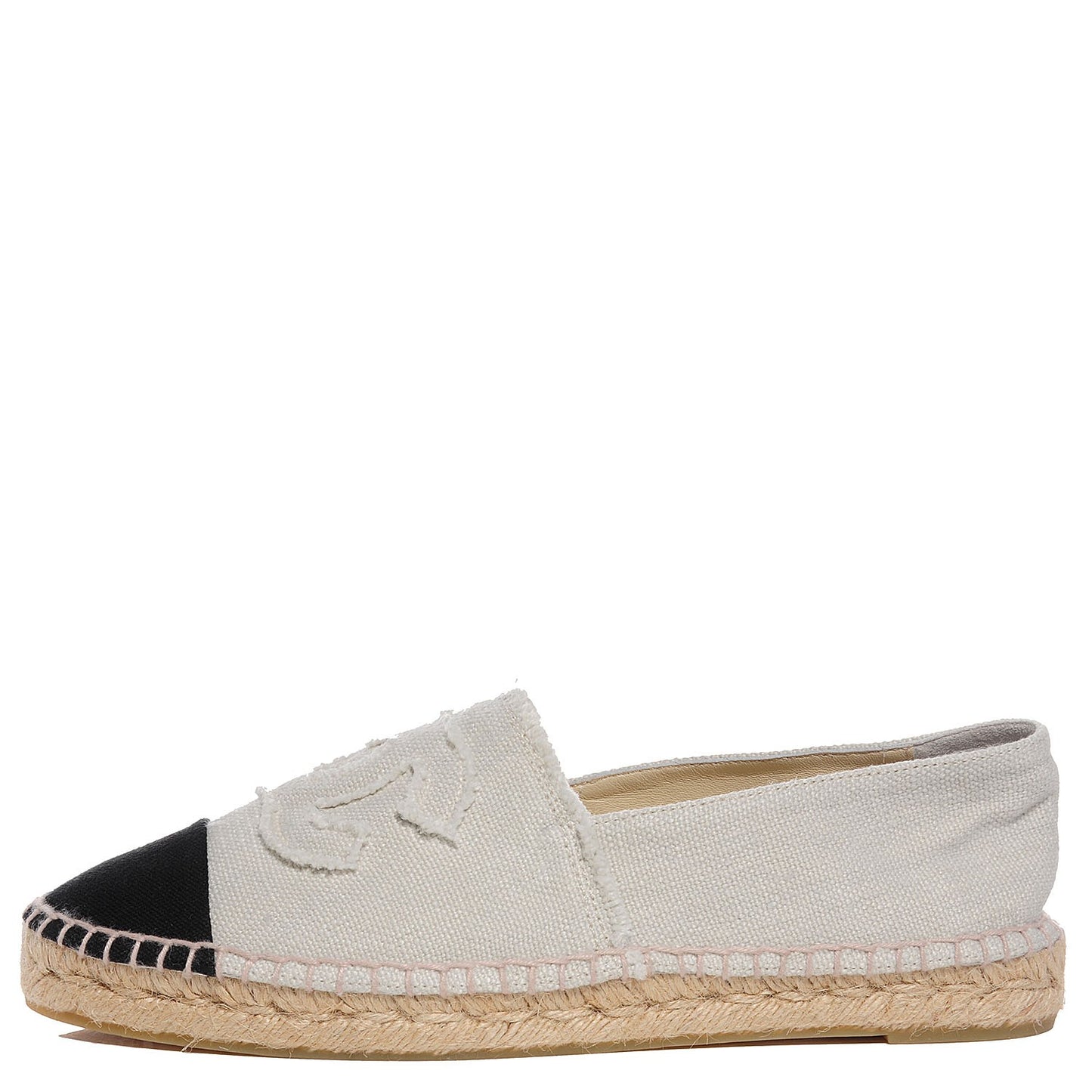 Toile CC Espadrilles Beige Black 42