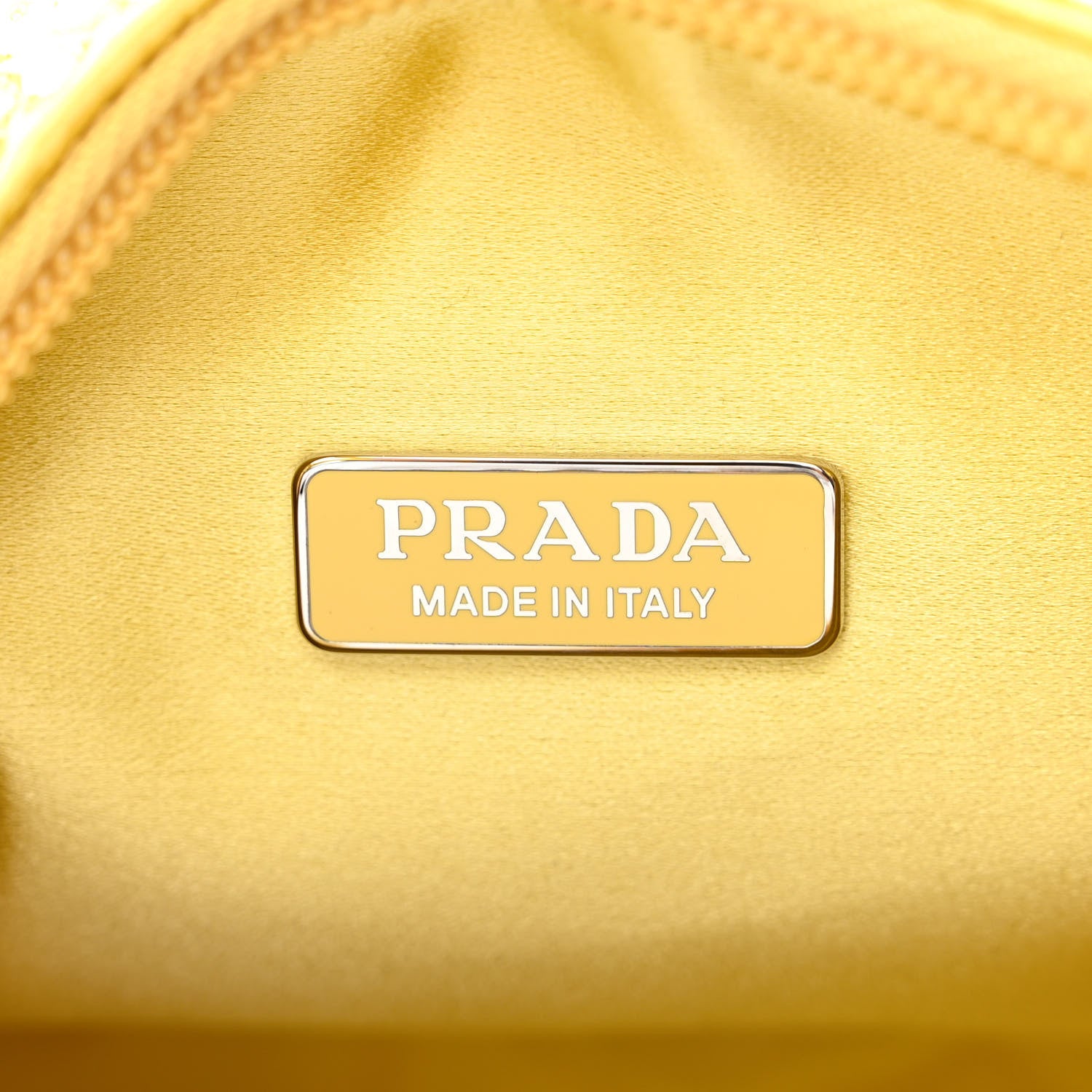 Prada Satin Crystal Mini Re-Edition 2000 Bag Ananas 6 of 10