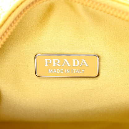 Prada Satin Crystal Mini Re-Edition 2000 Bag Ananas 6 of 10