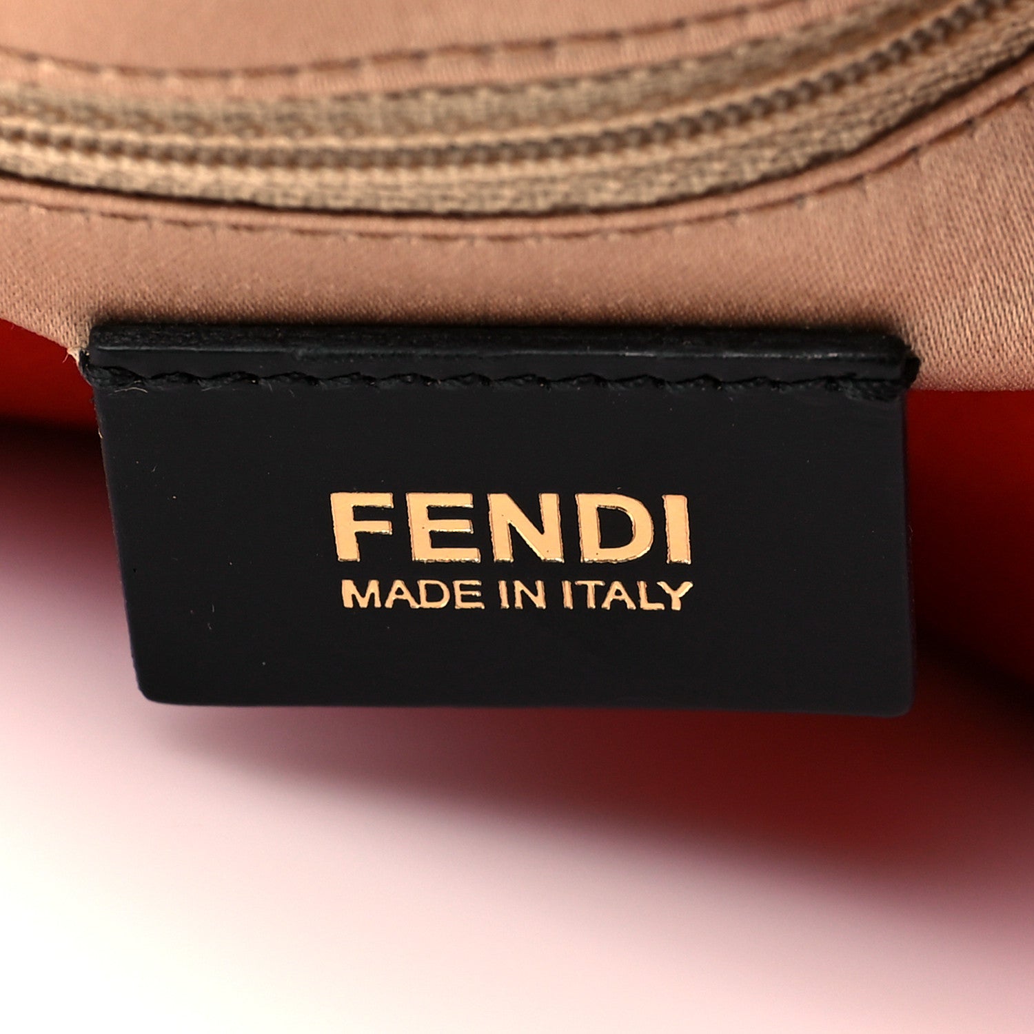 Fendi Nubuck Big Forever Mama Baguette Orange 6 of 10
