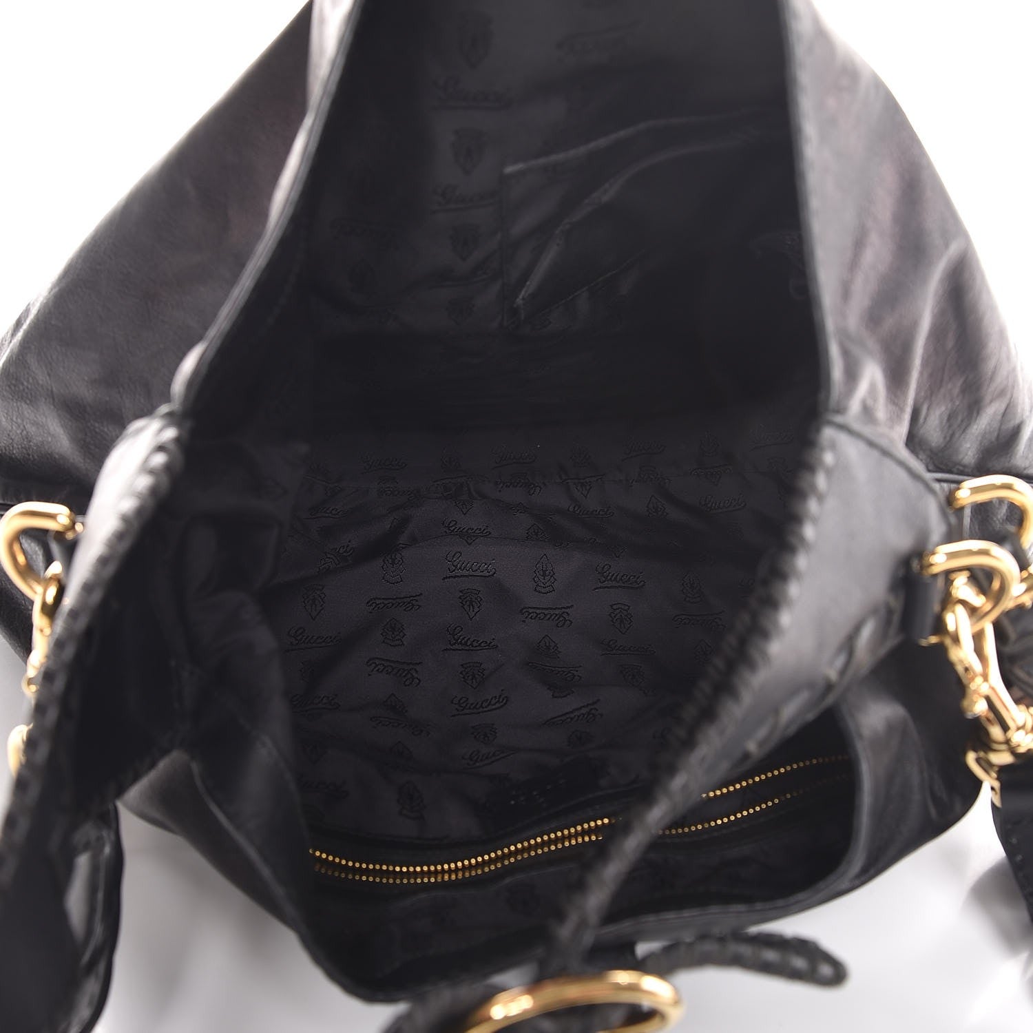 Gucci Calfskin Large New Jackie Hobo Black 6 of 8