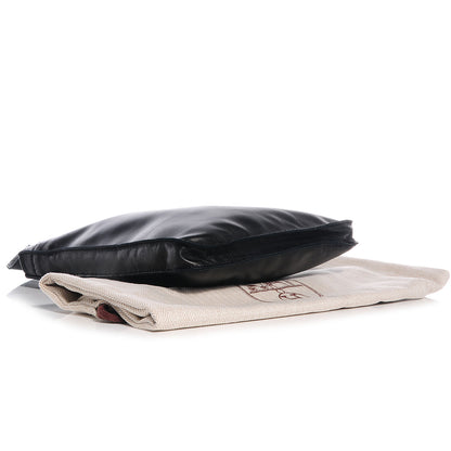 Hermes Lambskin Clou De Selle Pouch Black 4 of 7