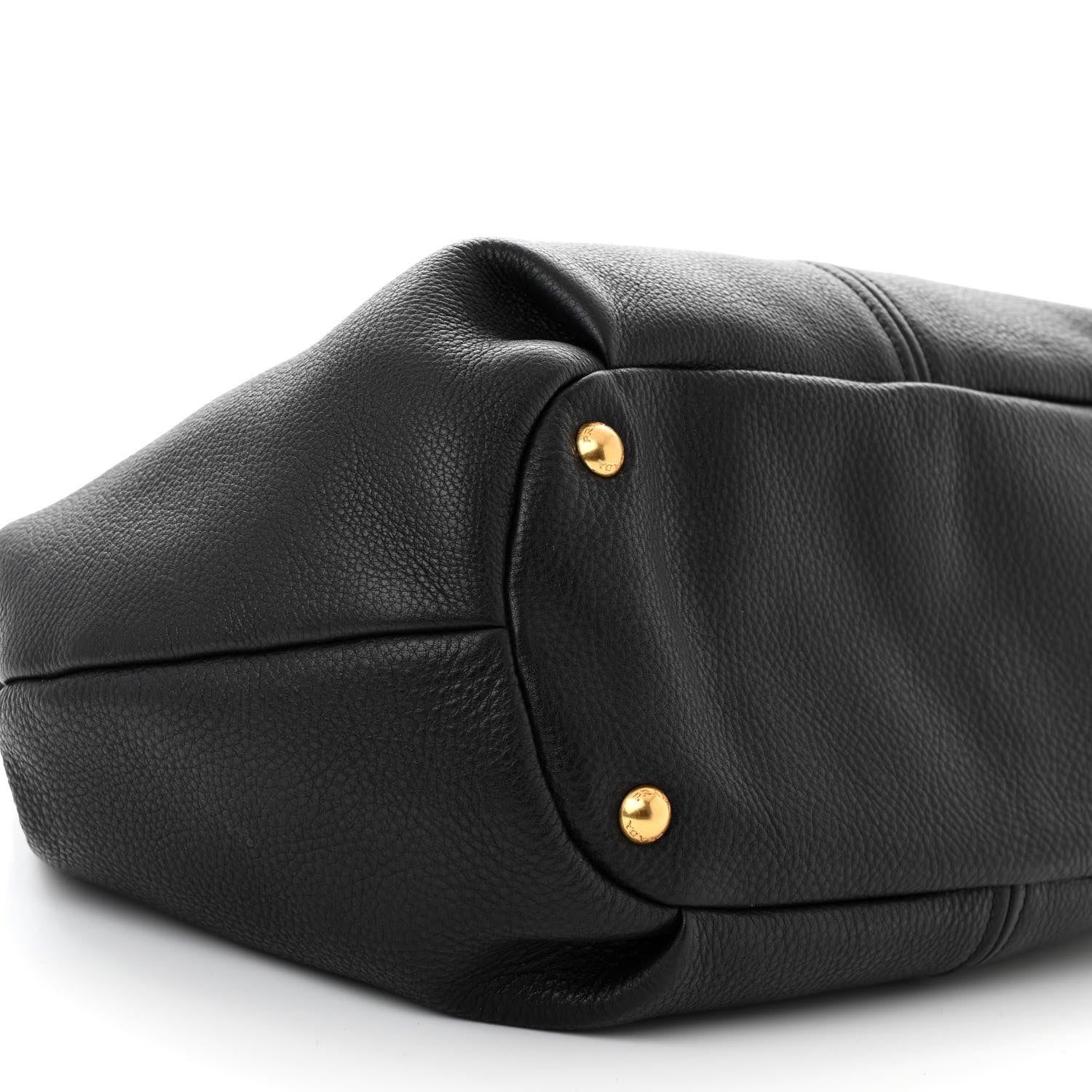 Prada Vitello Daino Tote Daino Tote Black 9 of 10