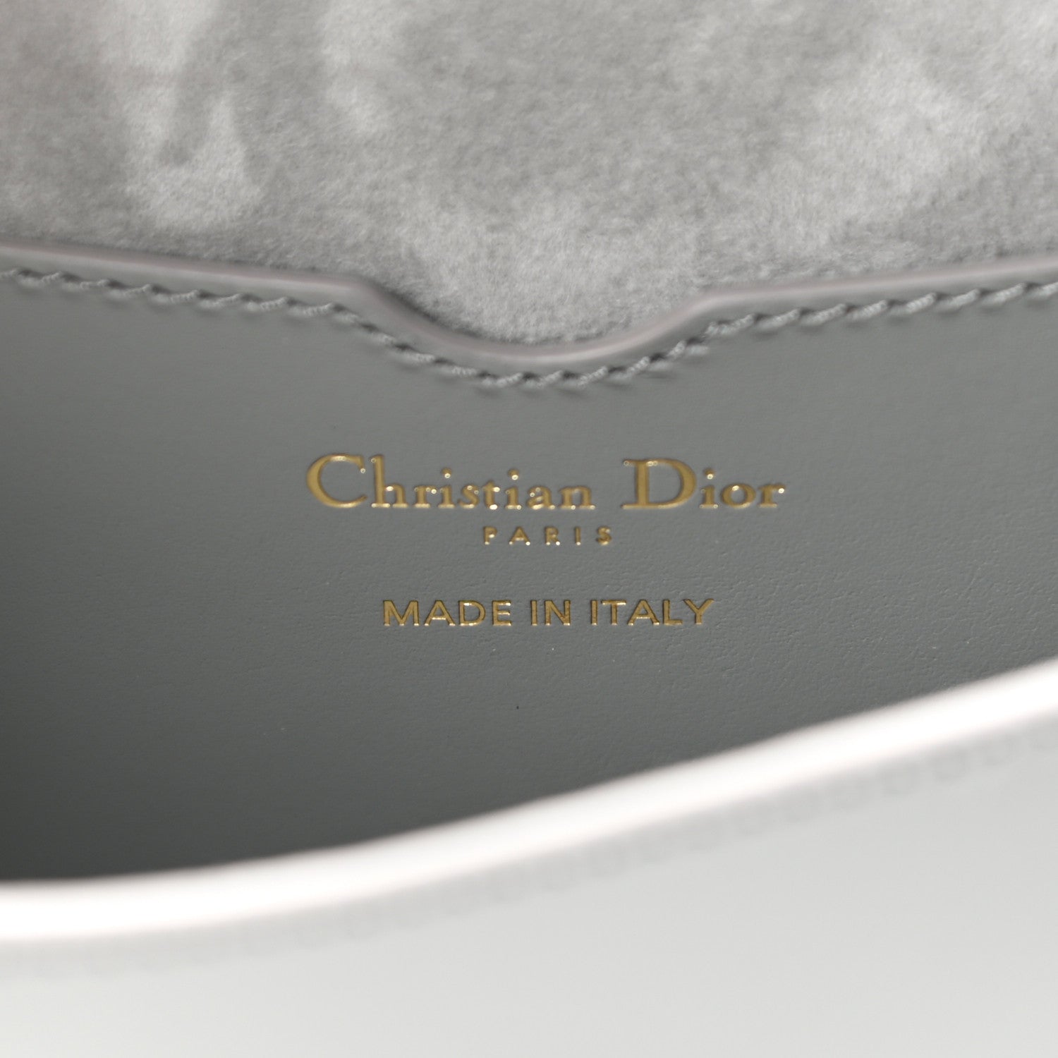 Christian Dior Box Calfskin Medium Bobby Flap Gray 6 of 9