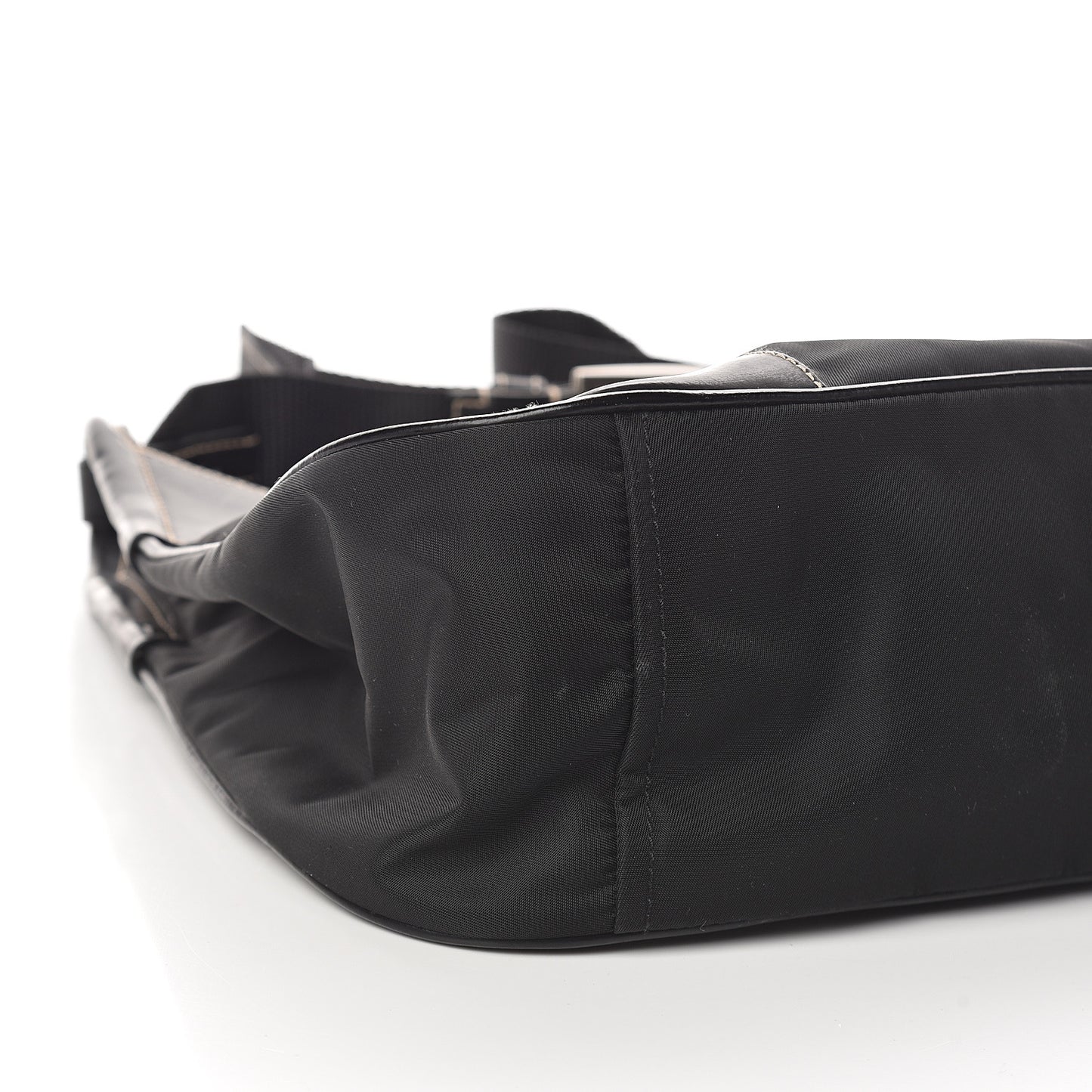 Tessuto Light Nylon Shoulder Bag Black