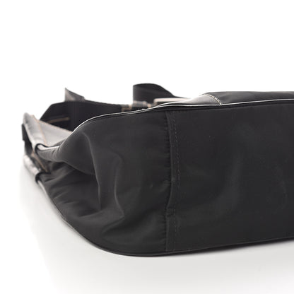 Prada Tessuto Light Nylon Shoulder Bag Black 7 of 8