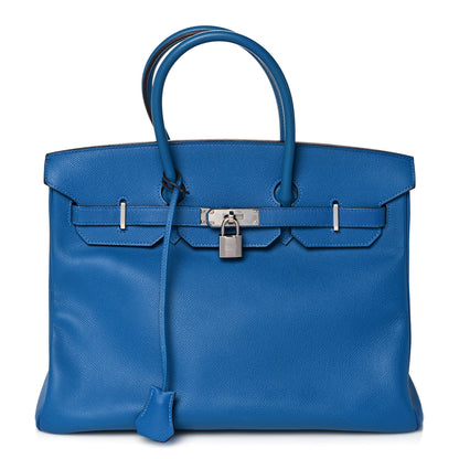 Hermes Epsom Birkin 35 Mykonos 1 of 39