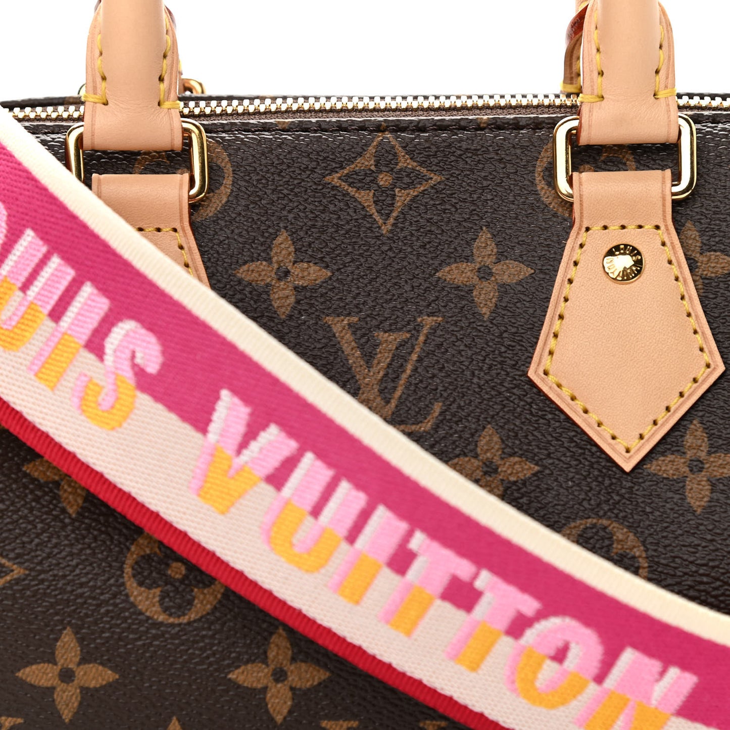 Monogram Speedy Bandouliere 20 Fuchsia