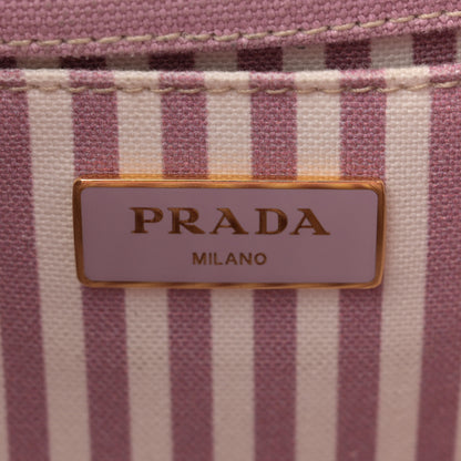 Prada Canapa Small Logo Tote Alabastro White 6 of 13