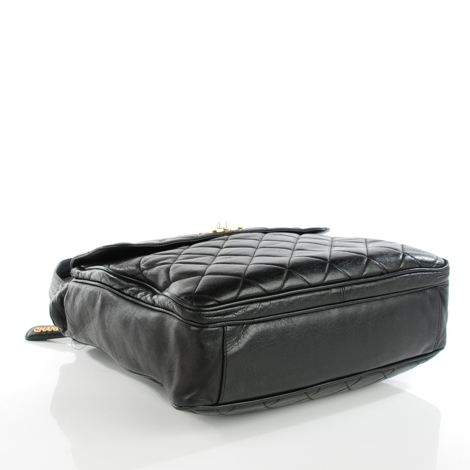 Chanel Lambskin Quilted Shoulder Bag Black 4 of 7