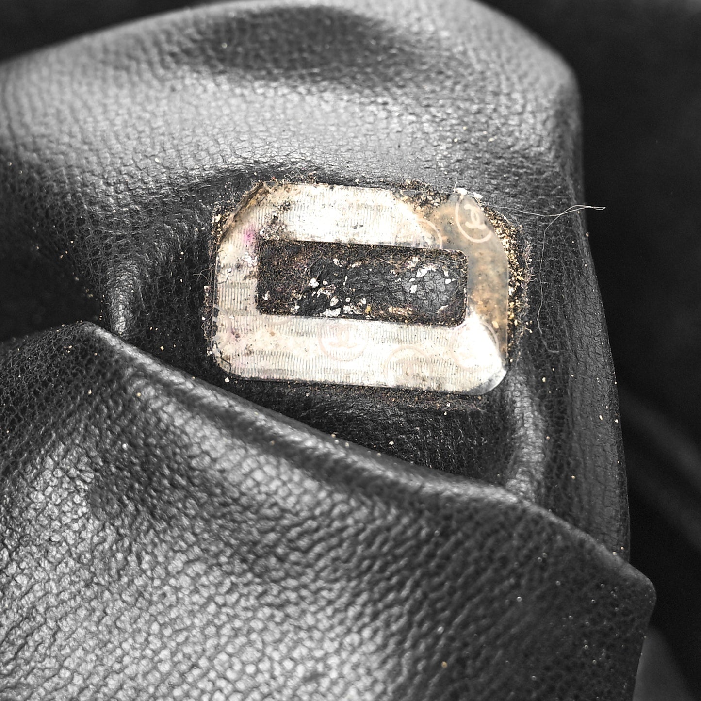 Lambskin Quilted Backpack Black