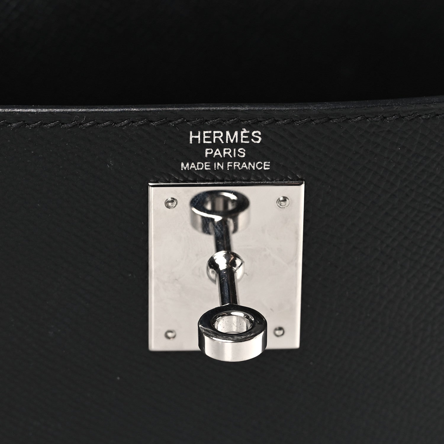 Hermes Epsom Kelly Sellier 28 Black 6 of 9